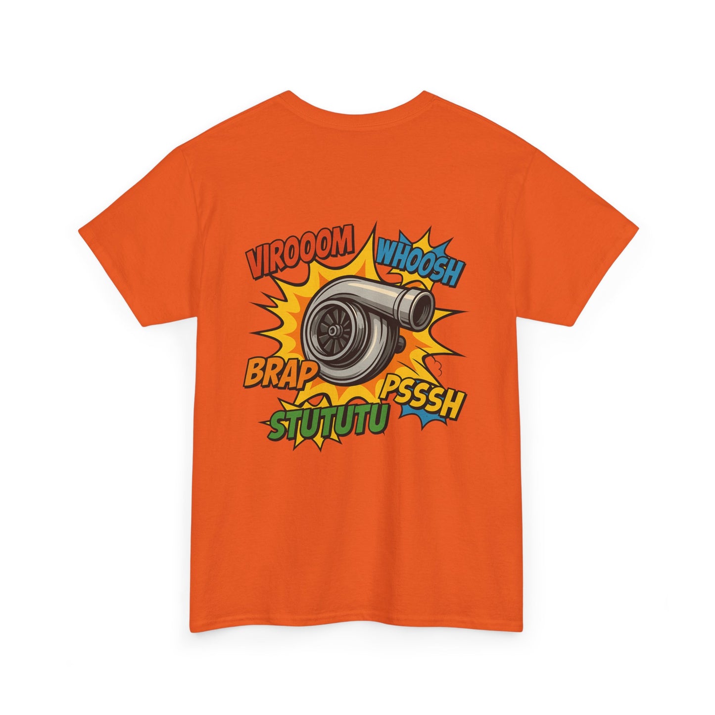 Turbo Pop Art T‑Shirt  Turbocharger Subie Elites Comic Sound Effects Graphic Tee