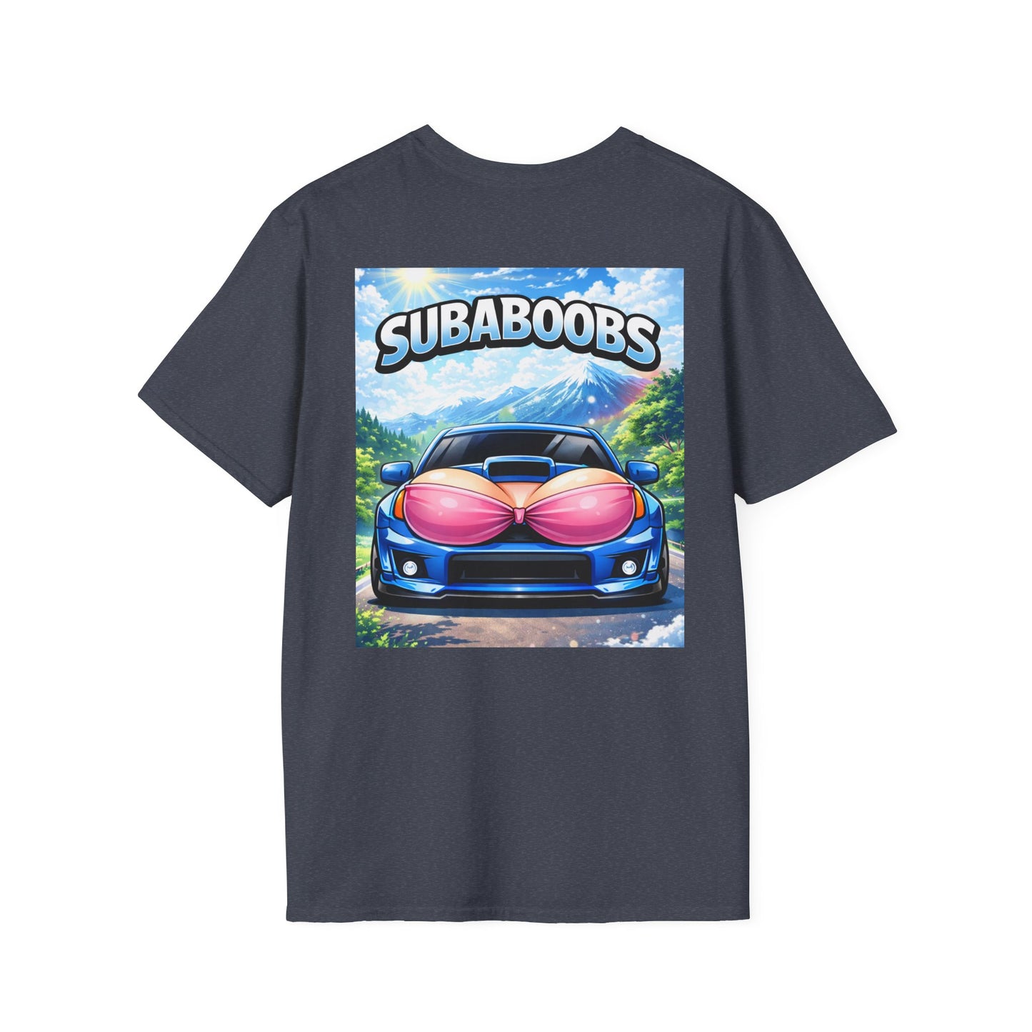 SubaBoobs WRX STI Graphic T-Shirt — 'Subie Elites' Car Art Tee