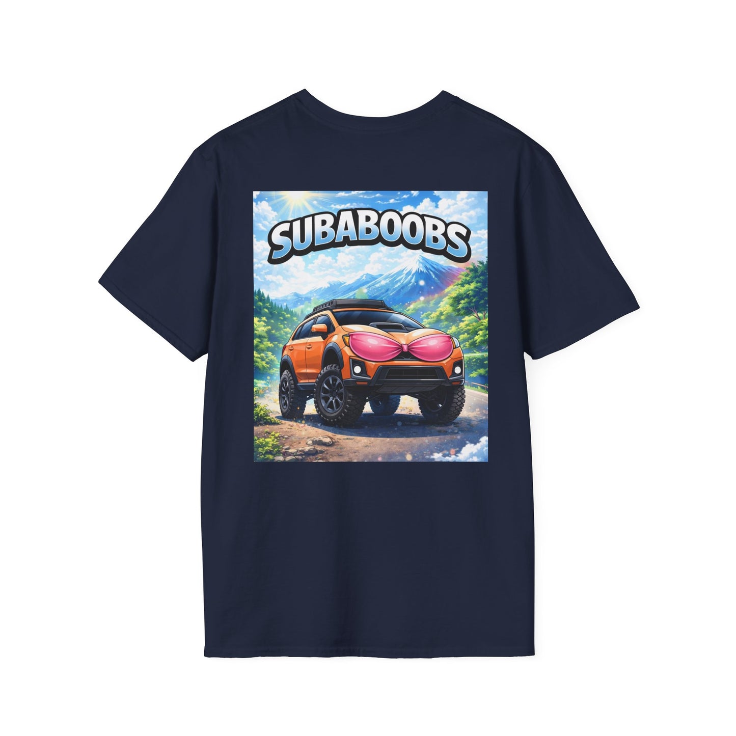 Subaboobs Crosstrek V2 Off-Road Hatchback T-Shirt — Funny Subaru Crew Tee