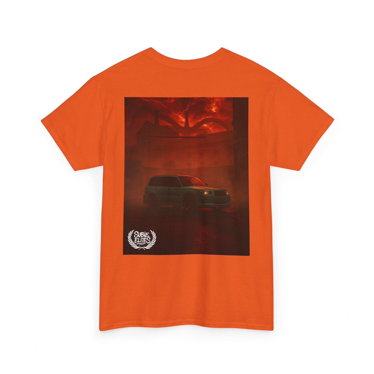 Subaru enthusiast Subie Elites Red Horror Car Poster T-Shirt | blossomfozzy Fan Tee