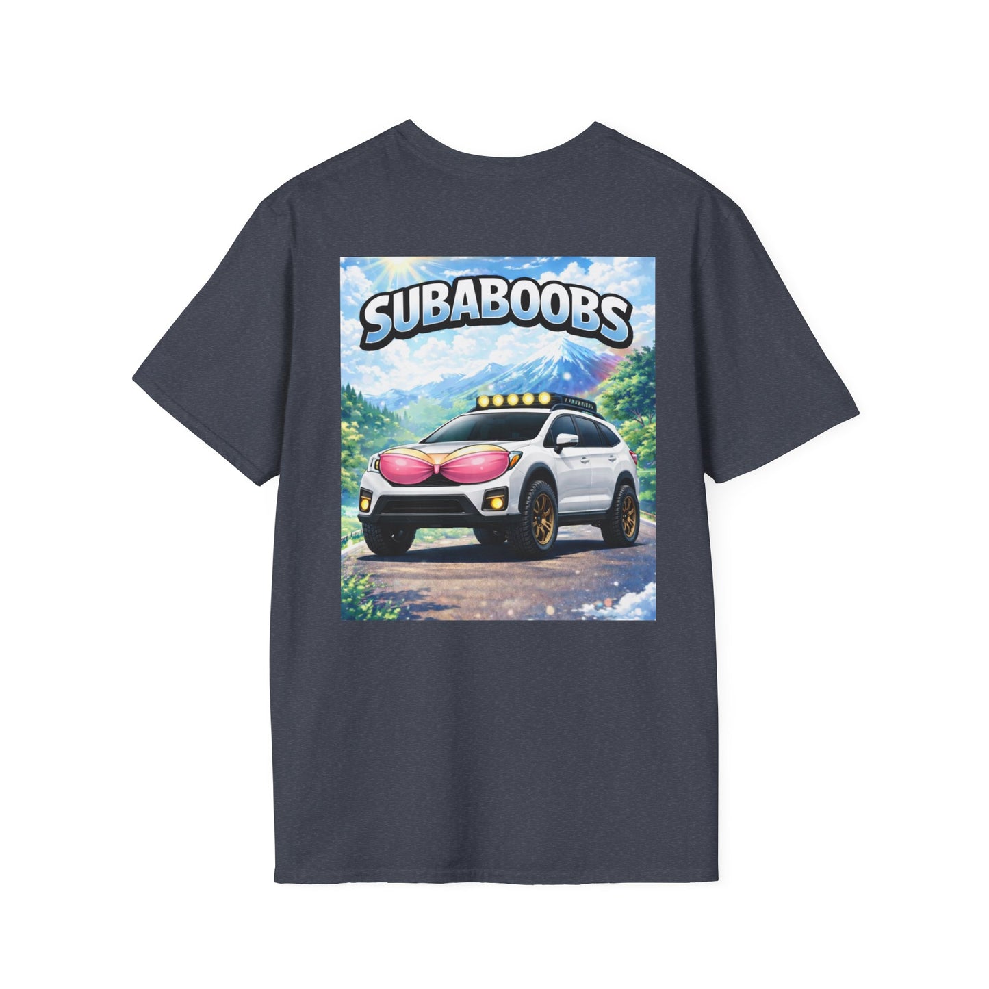 SubaBoobs Crosstrek Subaru T-Shirt — 'Subie Elites' Black Car Graphic Tee