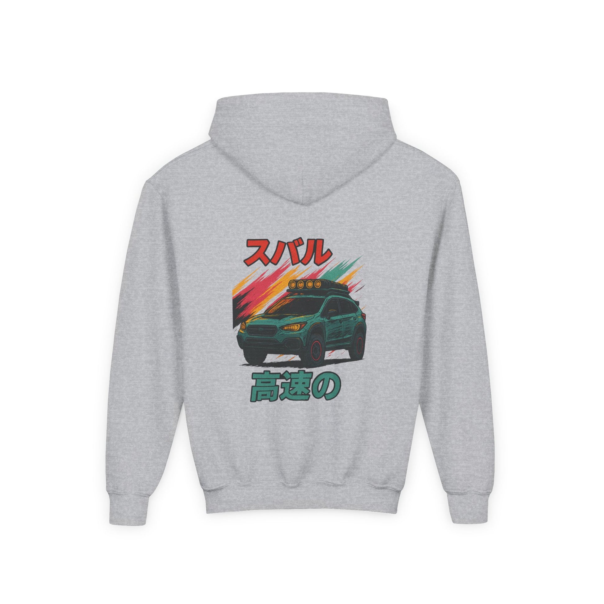 Subaru Racing Youth Hoodie - Cool Black Sweatshirt with Japanese Design