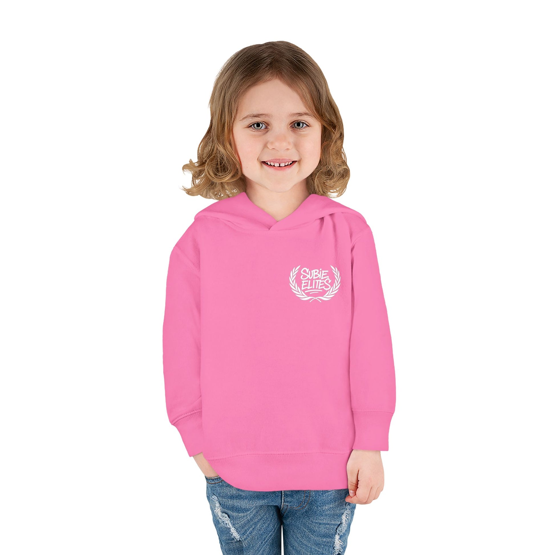 Kids' Fleece Hoodie - Retro Racing Design