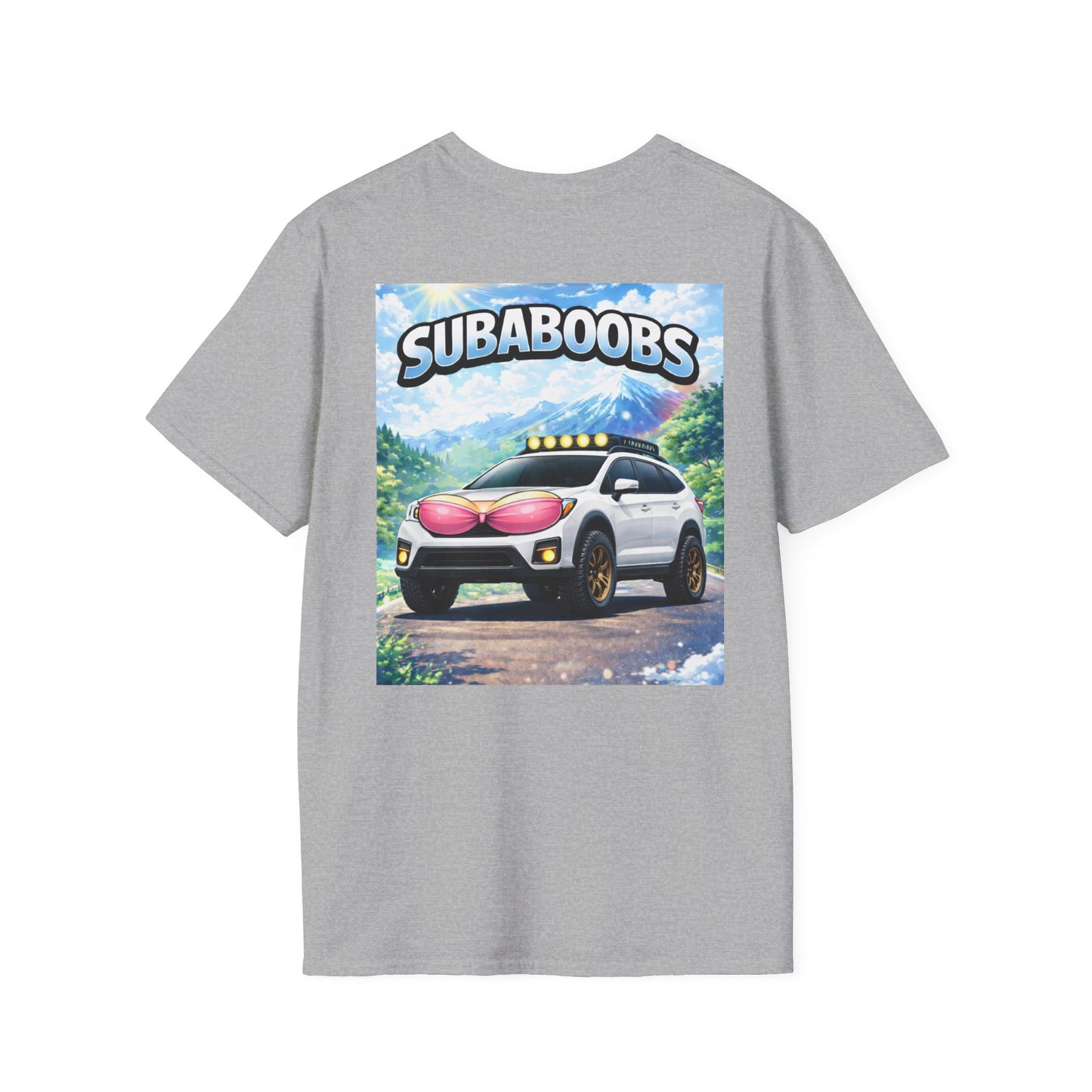 SubaBoobs Crosstrek Subaru T-Shirt — 'Subie Elites' Black Car Graphic Tee