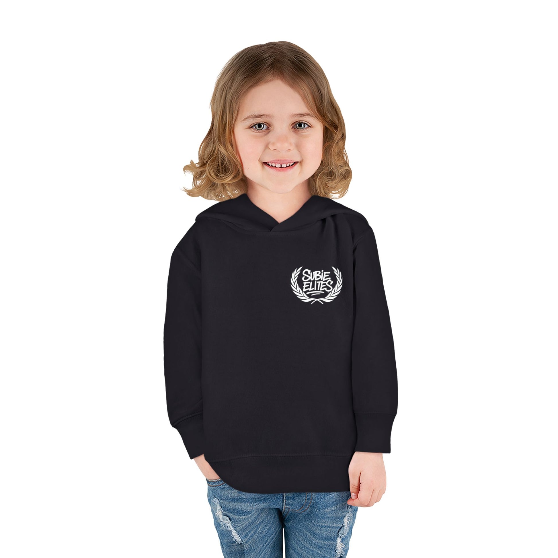Kids' Fleece Hoodie - Retro Racing Design