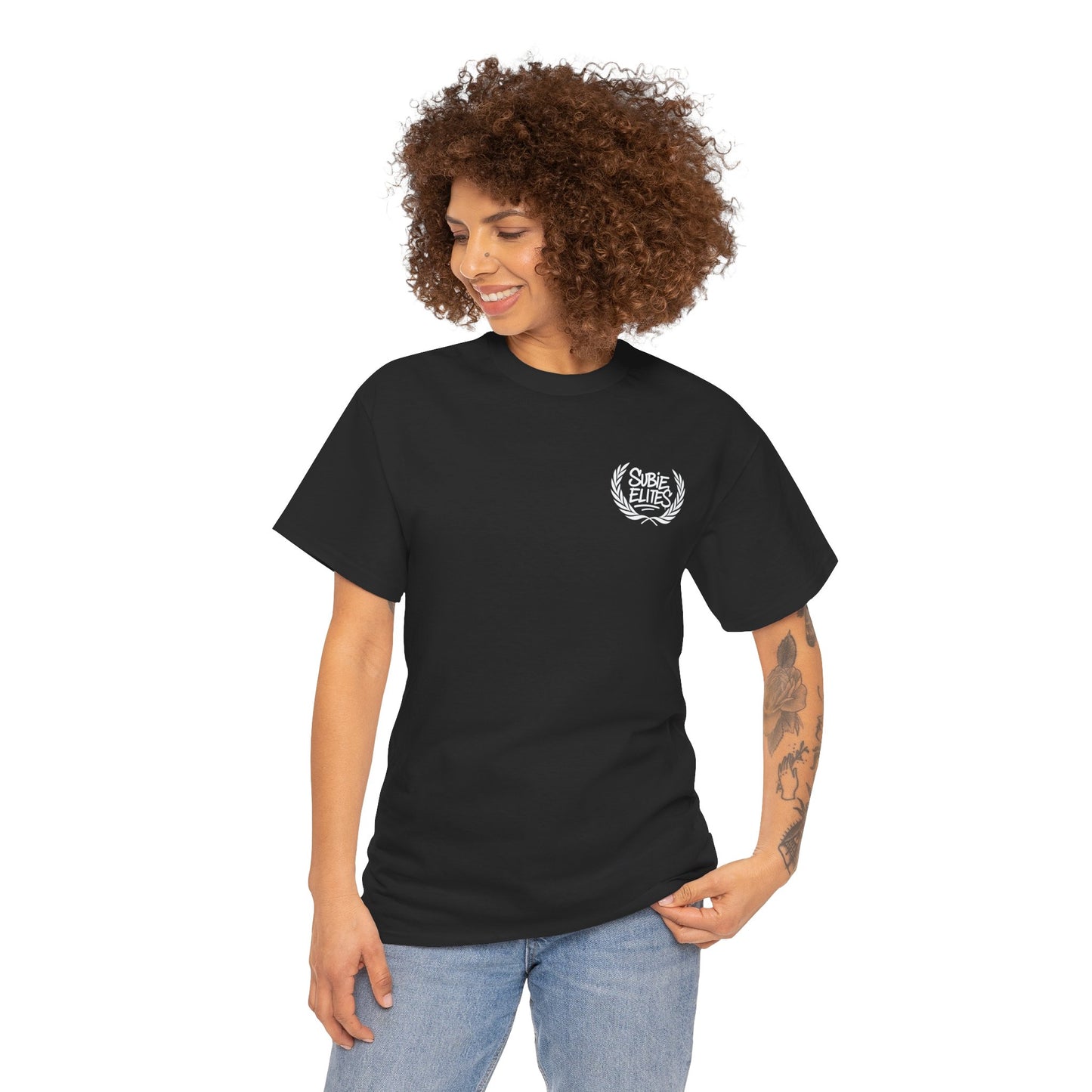 Subie Elites Unisex Heavy Cotton Tee | Casual Graphic Tee for Car Enthusiasts, Perfect Gift for Birthdays, Car Shows, and Everyday Wear