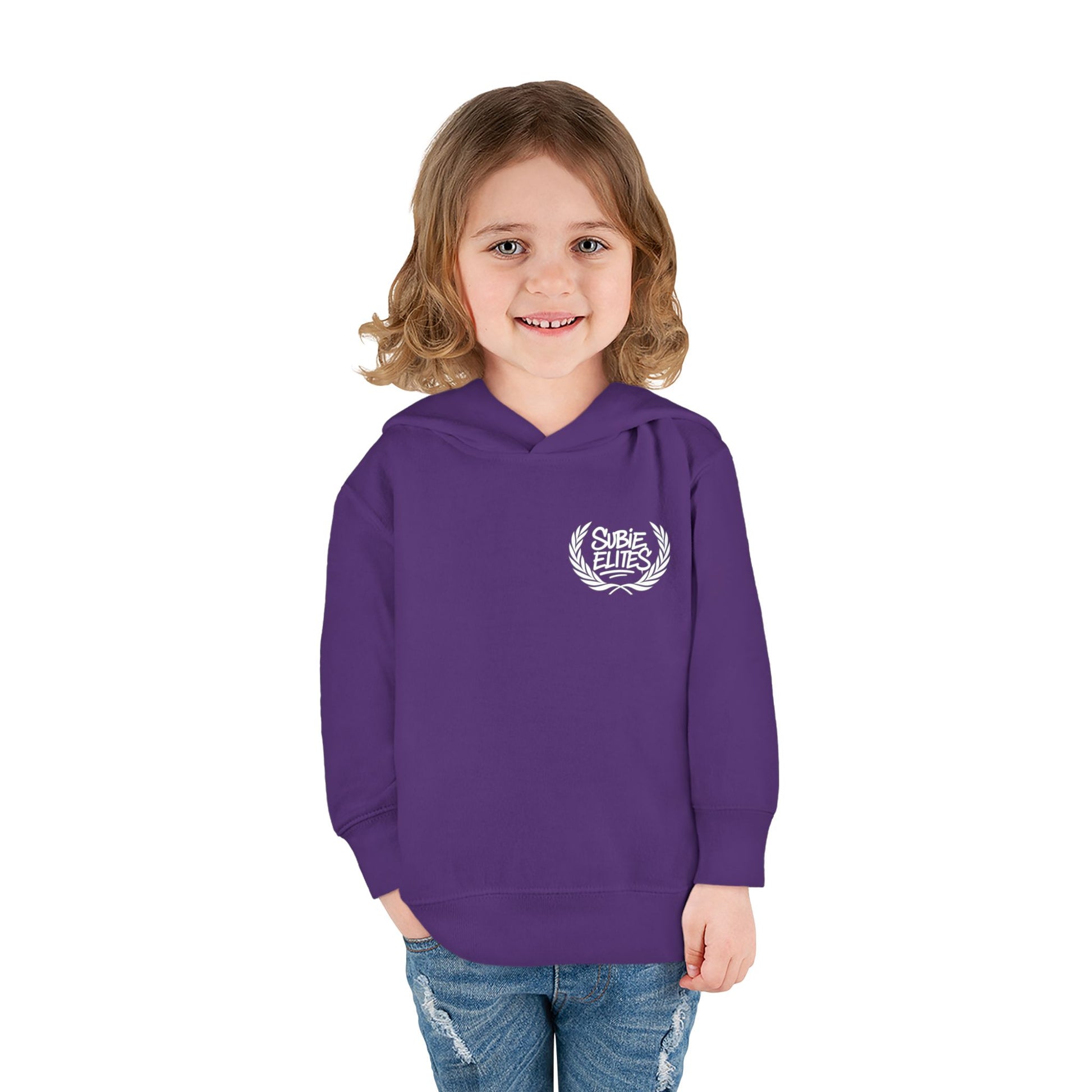 Kids' Fleece Hoodie - Retro Racing Design