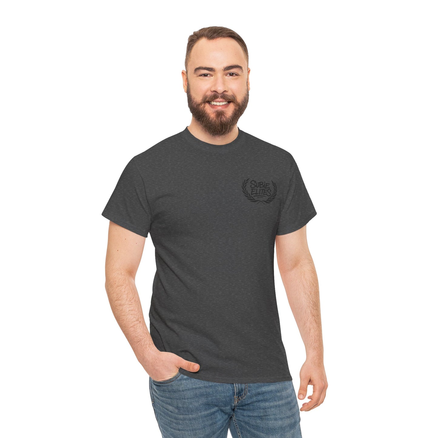 Subie Elites Unisex Heavy Cotton Tee | Casual Graphic Tee for Car Enthusiasts, Perfect Gift for Birthdays, Car Shows, and Everyday Wear