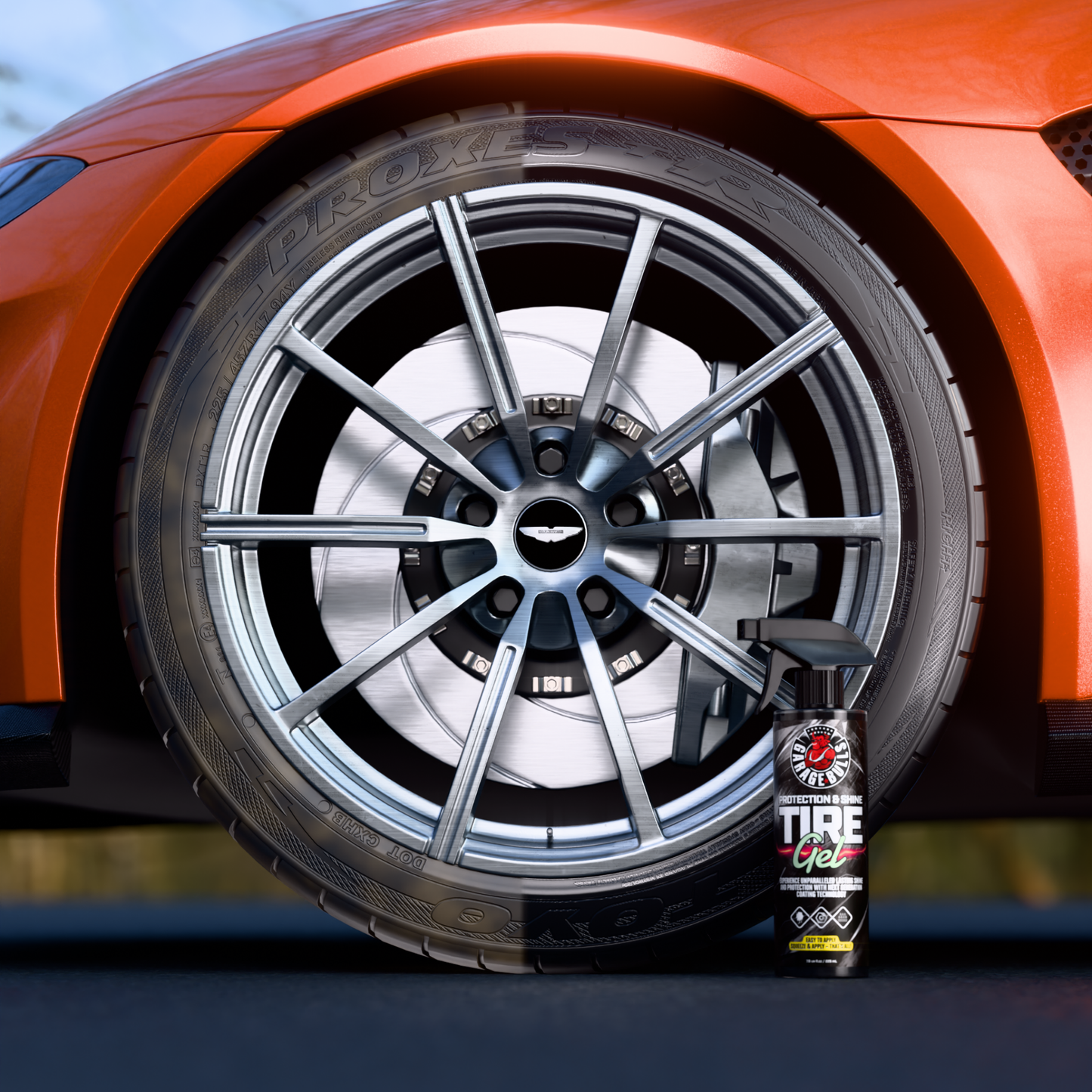 TIRE GEL SPRAY - ShineGloss™ Technology