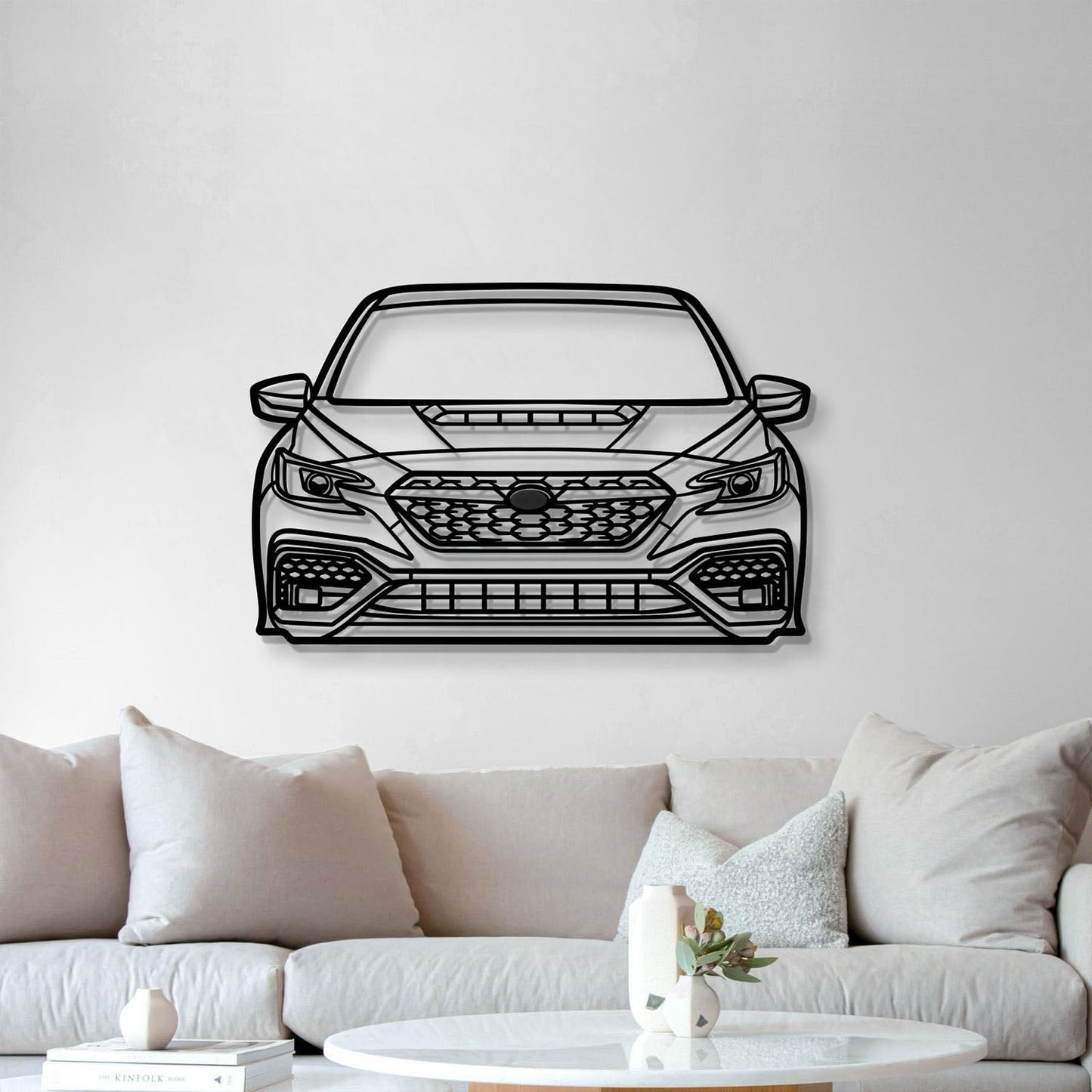 2022 WRX Front View Metal Car Wall Art - MT1373