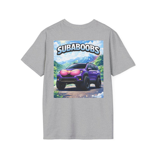 SubaBoobs Ascent Subaru Graphic T-Shirt – "Subie Elites" Back Print Car Tee