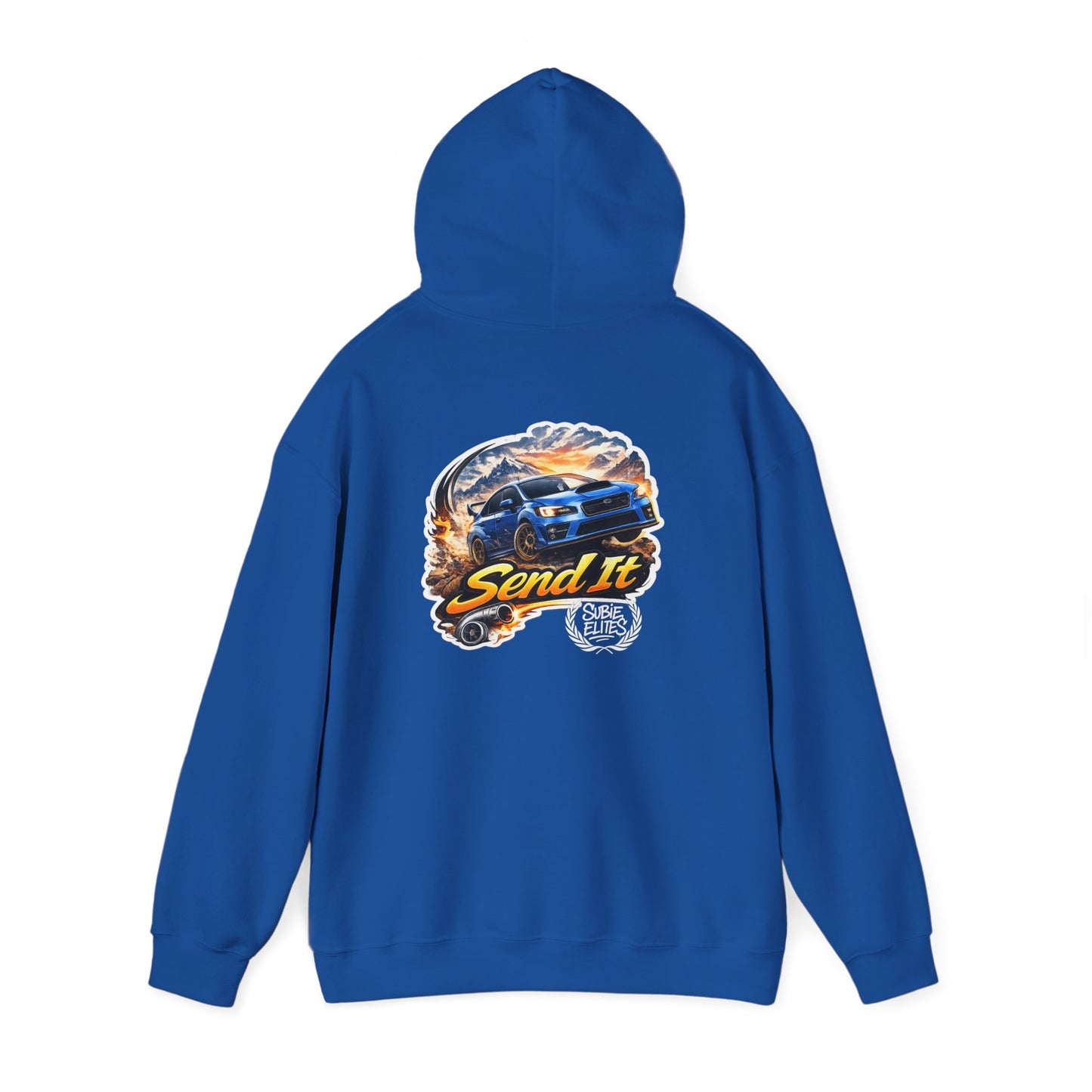 Subie Elites "Send It" Subaru WRX Hoodie — Car Graphic Pullover