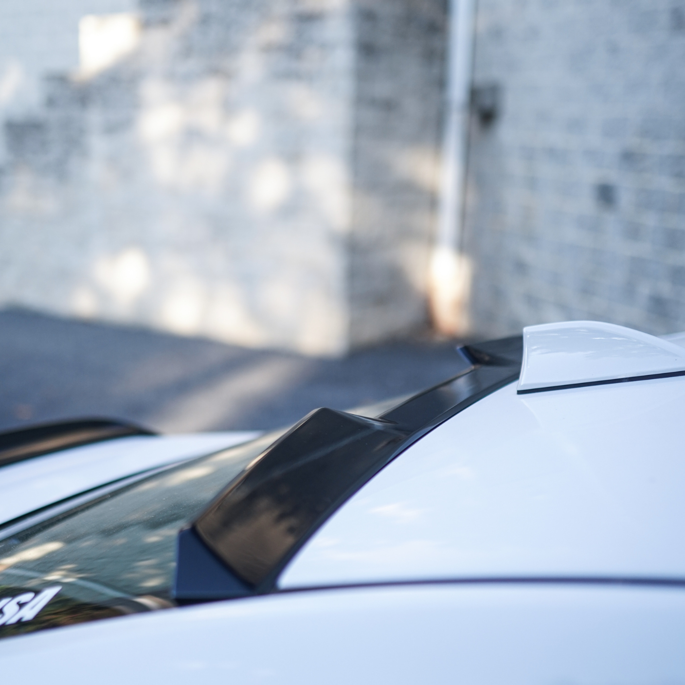 JDMuscle [22-26 WRX] V1 Roof Spoiler-Paint Matched/Gloss Black