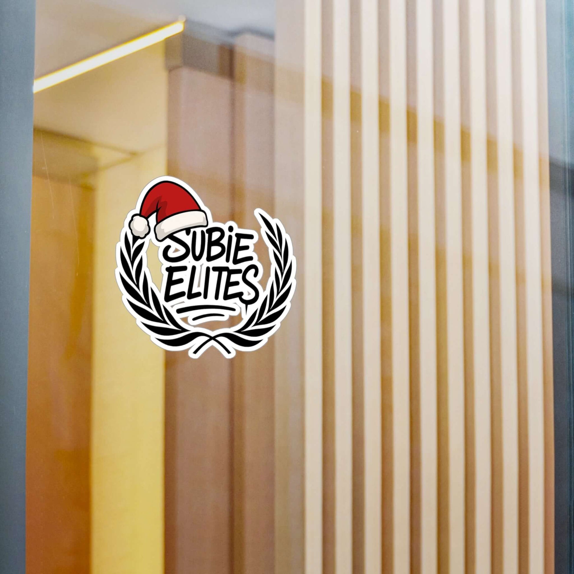 Subie Elites Holiday Crest Sticker