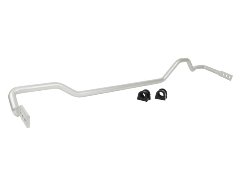 Subaru STi adjustable sway bar with mounting brackets, designed for enhanced grip and performance.