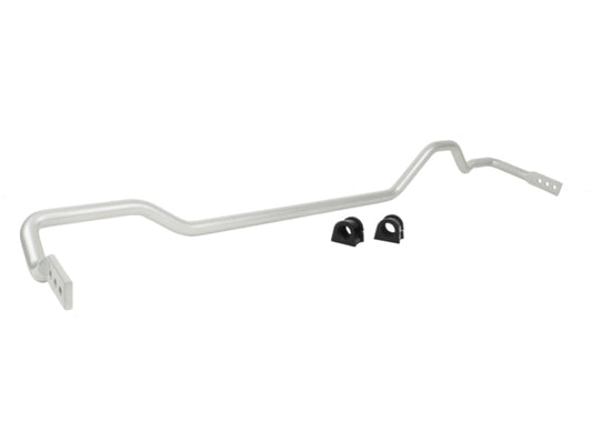 Subaru STi adjustable sway bar with mounting brackets, designed for enhanced grip and performance.