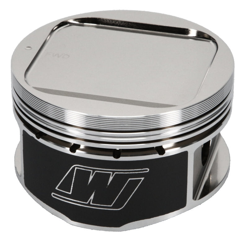 Wiseco Subaru WRX piston kit 8.4:1 CR high-performance forged piston with a shiny finish.