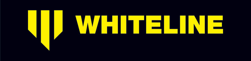 Whiteline logo featured on black background, representing quality automotive parts and accessories.
