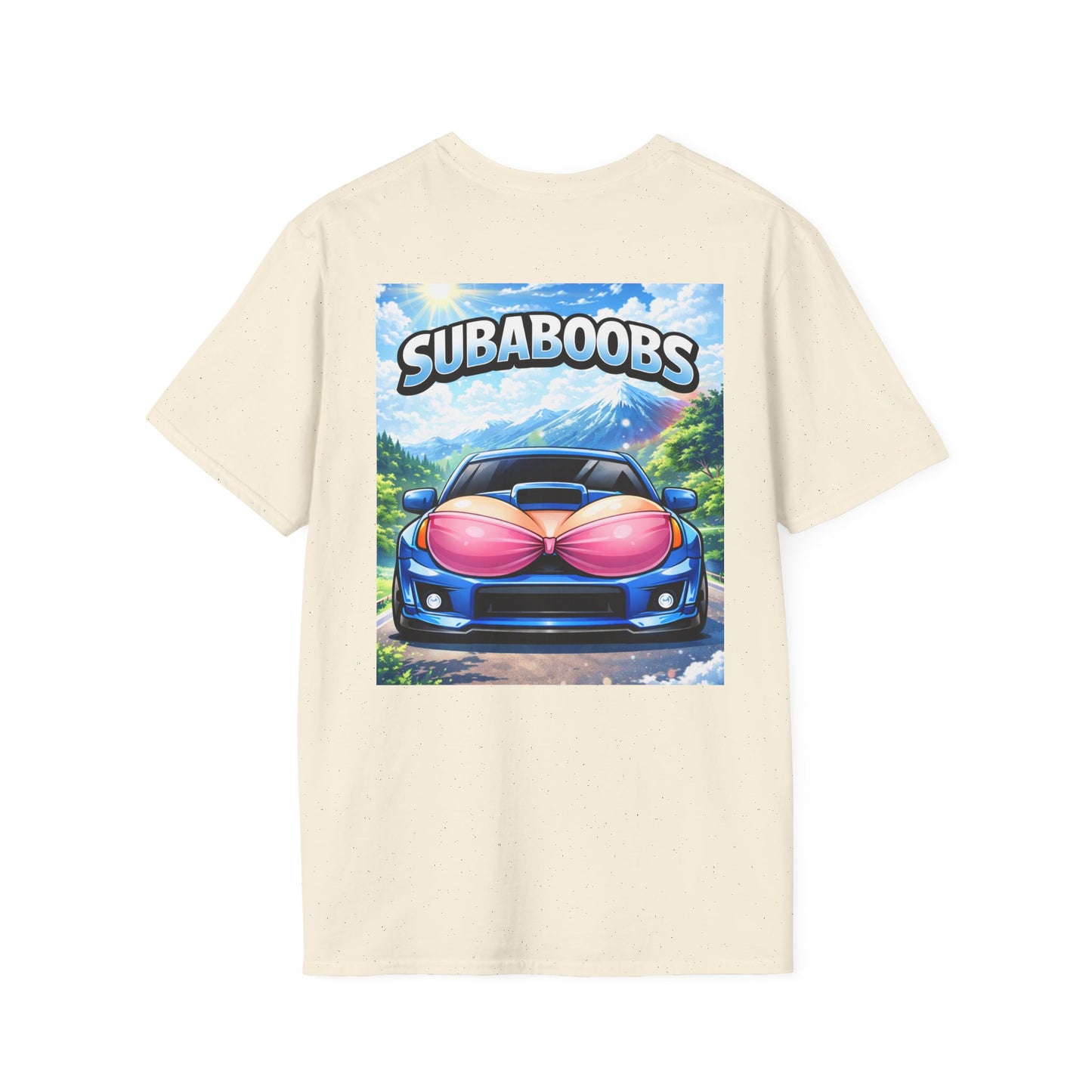 SubaBoobs WRX STI Graphic T-Shirt — 'Subie Elites' Car Art Tee