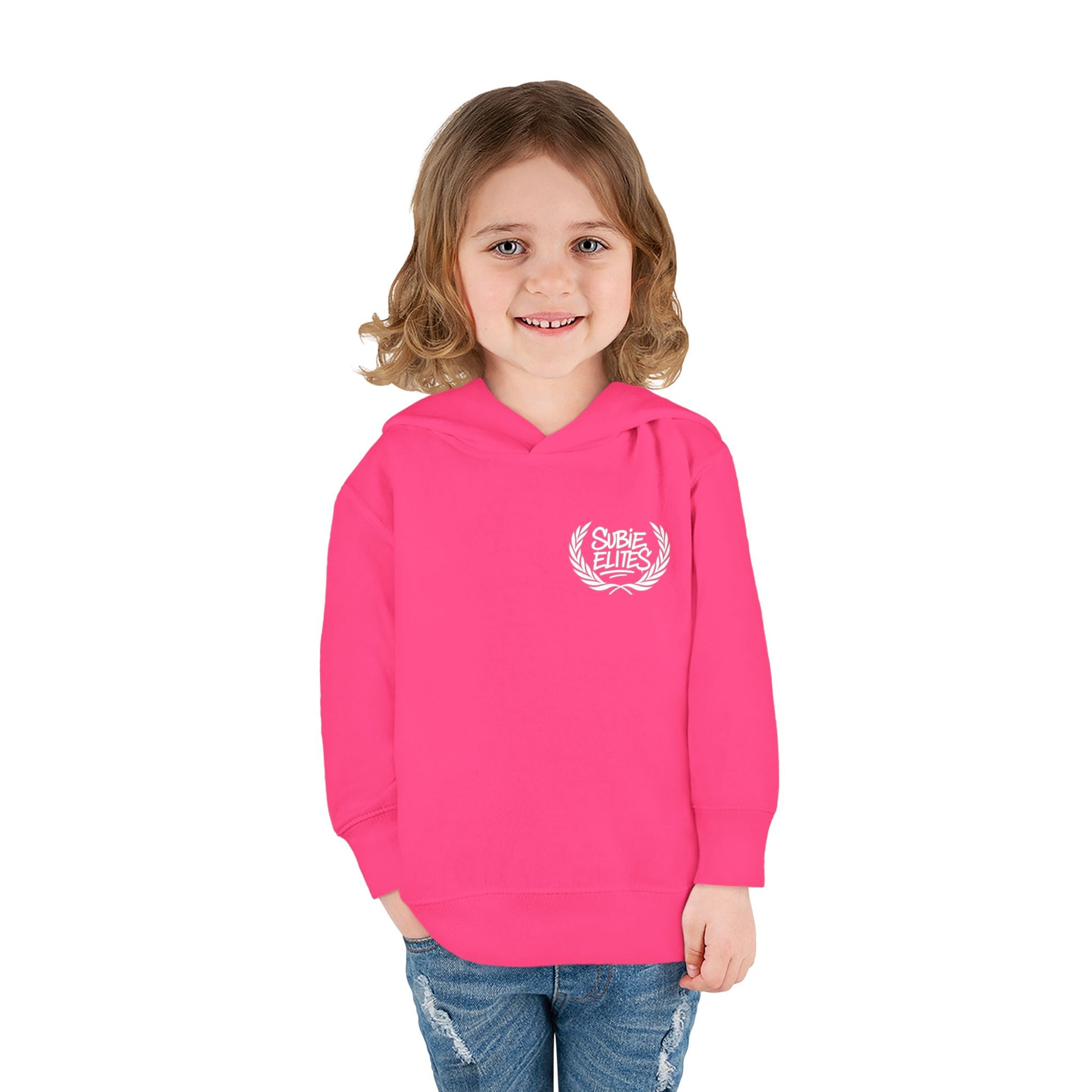 Kids' Fleece Hoodie - Retro Racing Design