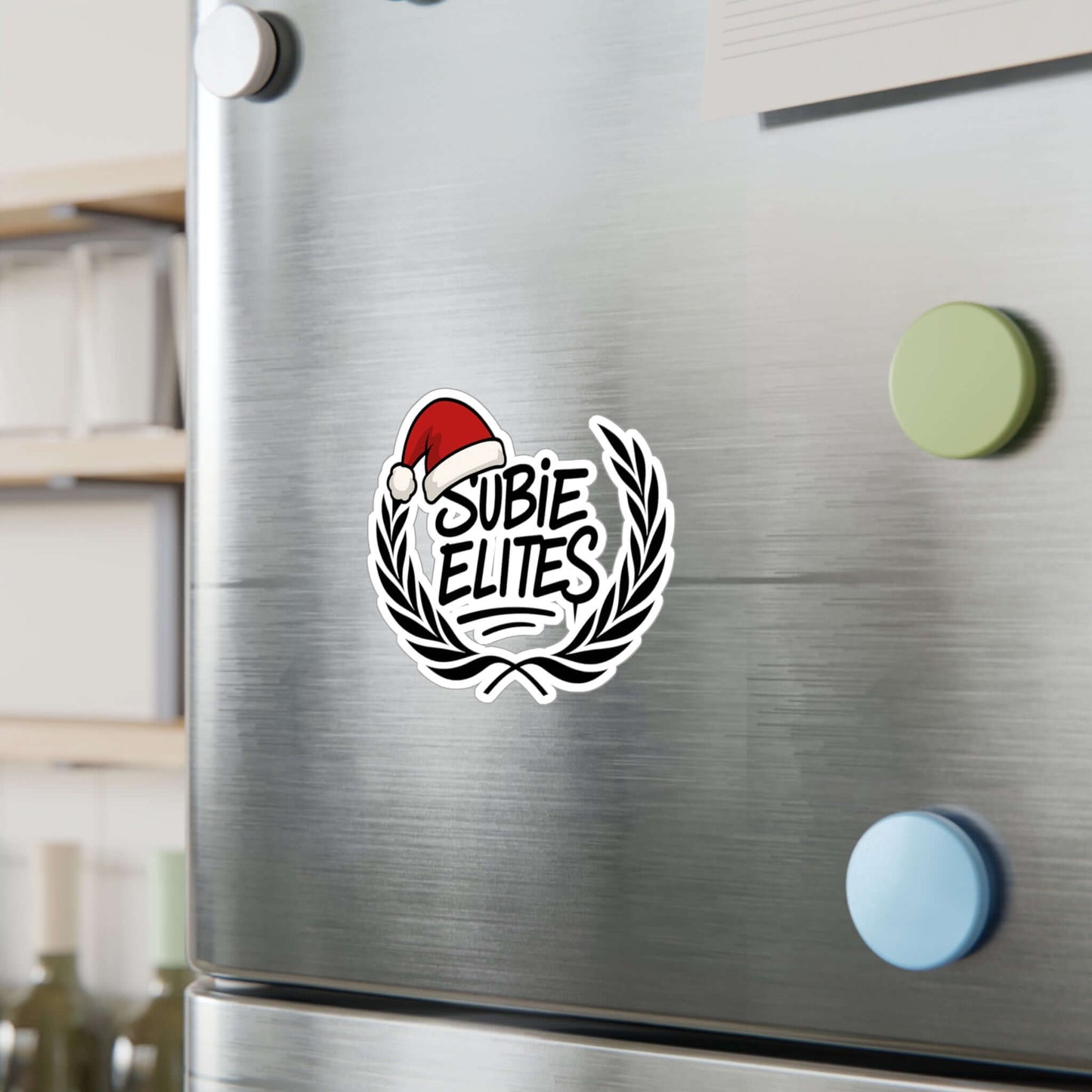 Subie Elites Holiday Crest Sticker