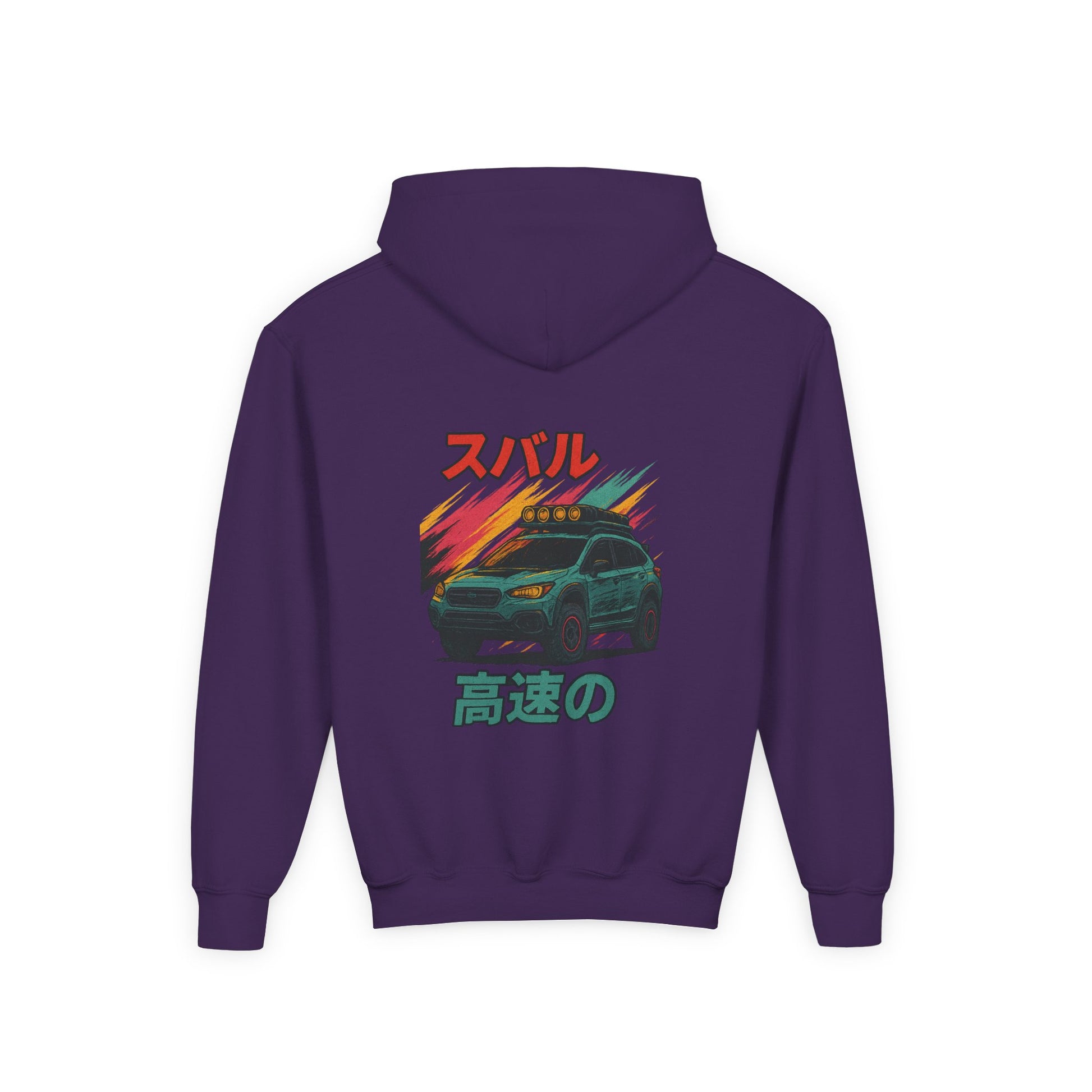 Subaru Racing Youth Hoodie - Cool Black Sweatshirt with Japanese Design