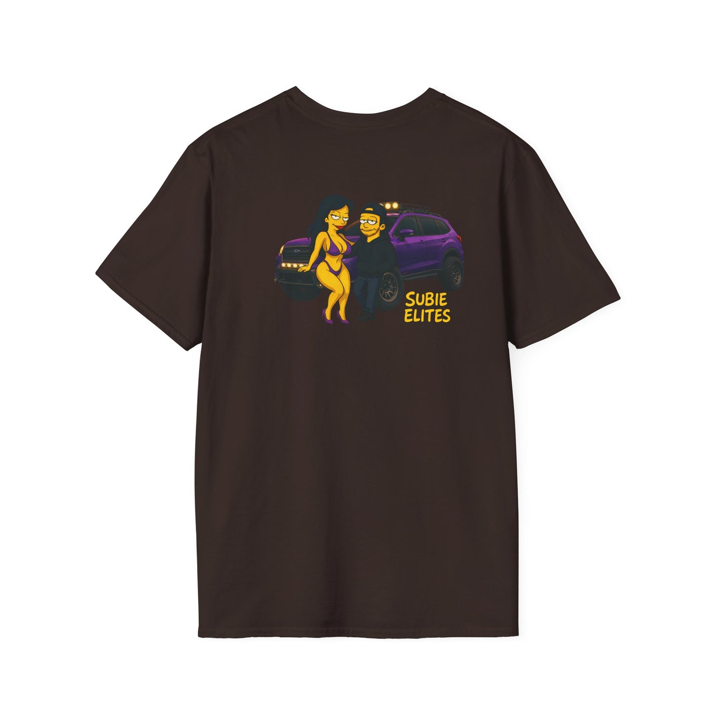 Subie Elites Ascent cartoon couple T-Shirt