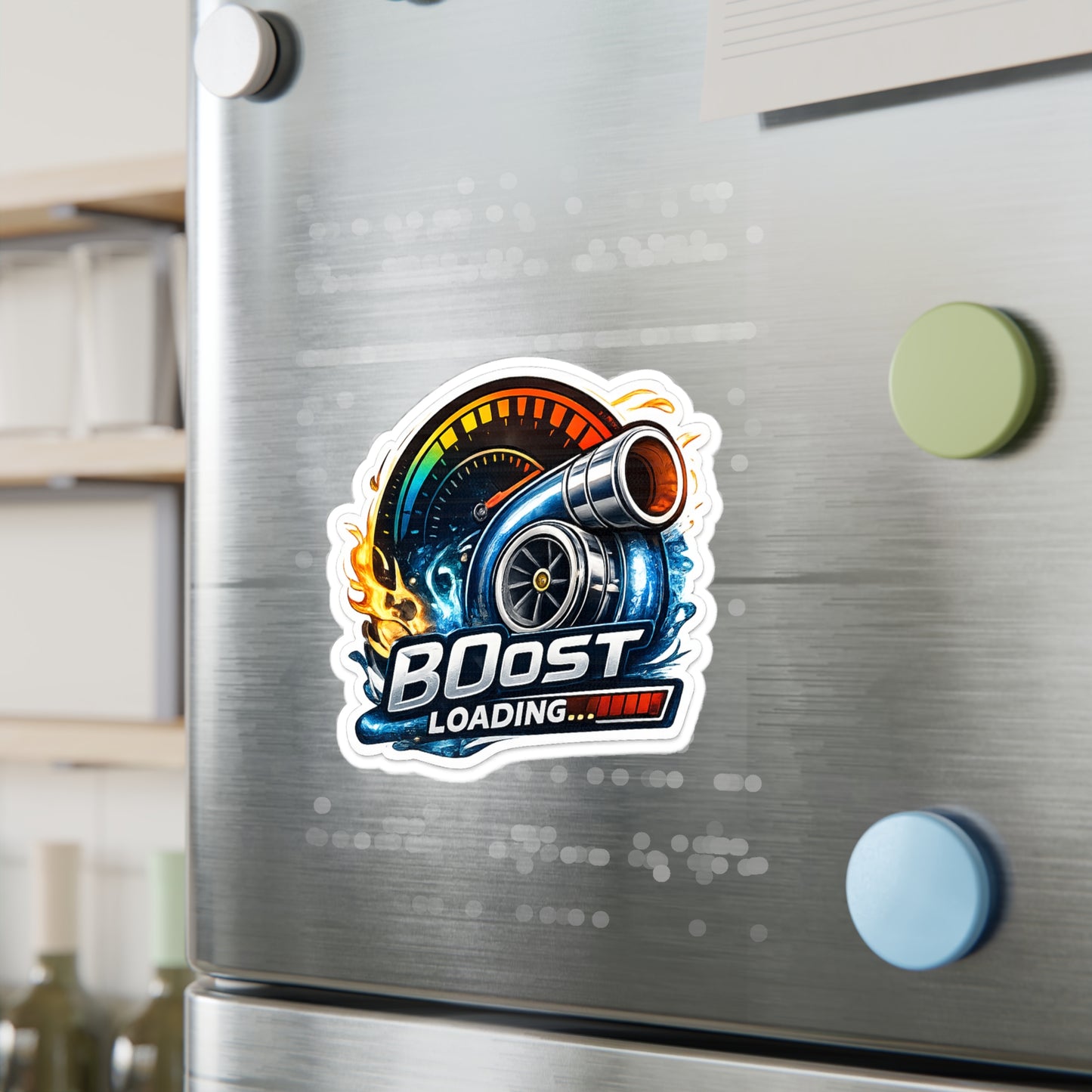 Subie Elites Boost Loading Turbo Sticker — Kiss-Cut Vinyl Car Decal