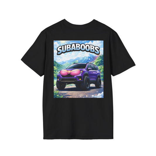 SubaBoobs Ascent Subaru Graphic T-Shirt – "Subie Elites" Back Print Car Tee
