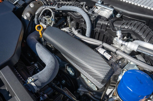 3D Carbon Alternator Pully Cover Overlay fits 2022+ Subaru WRX-Subie Elites LLC