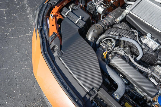 3D Carbon Engine Intake Duct Cover Overlay - 2022+ Subaru WRX-Subie Elites LLC