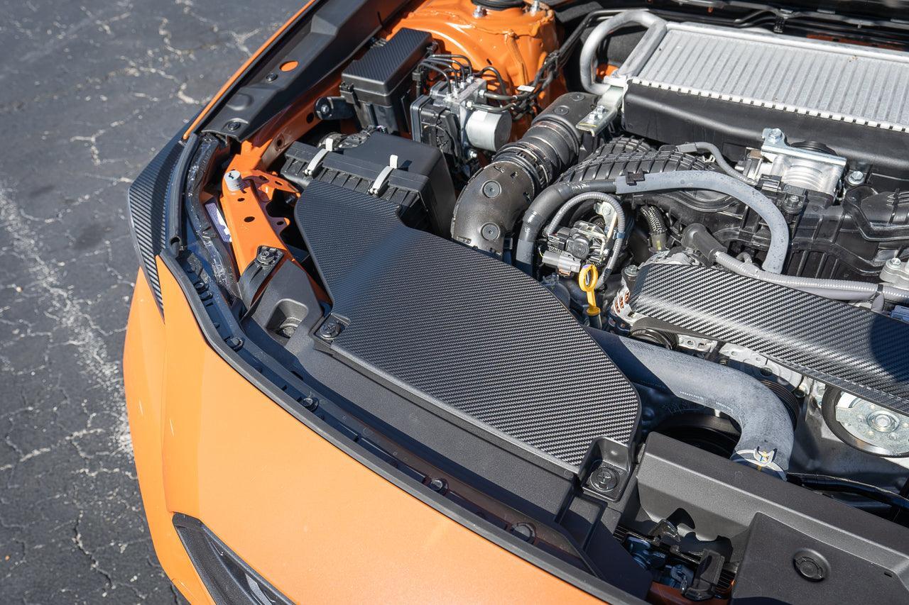 3D Carbon Engine Intake Duct Cover Overlay - 2022+ Subaru WRX-Subie Elites LLC
