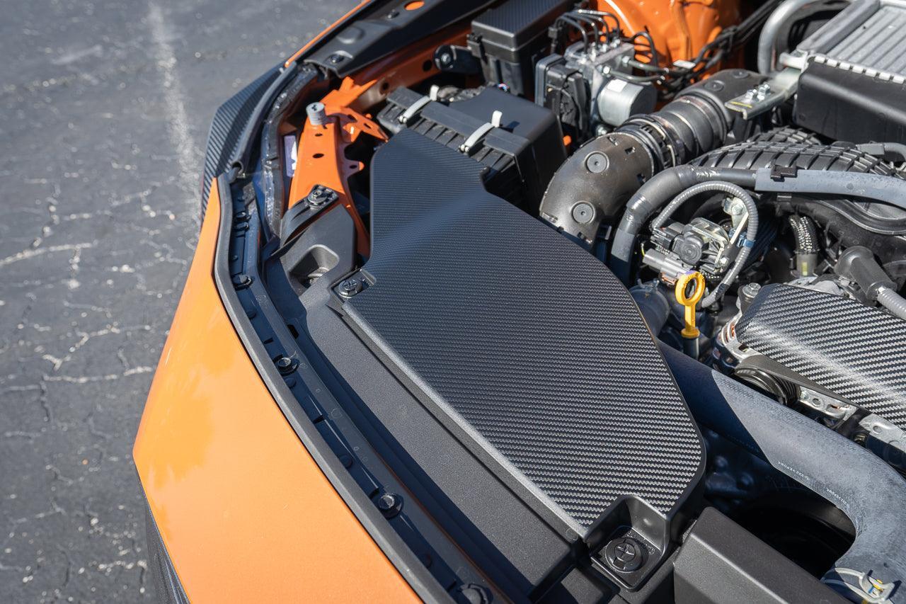 3D Carbon Engine Intake Duct Cover Overlay - 2022+ Subaru WRX-Subie Elites LLC