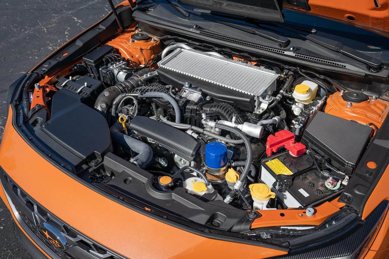 3D Carbon Engine Intake Duct Cover Overlay - 2022+ Subaru WRX-Subie Elites LLC