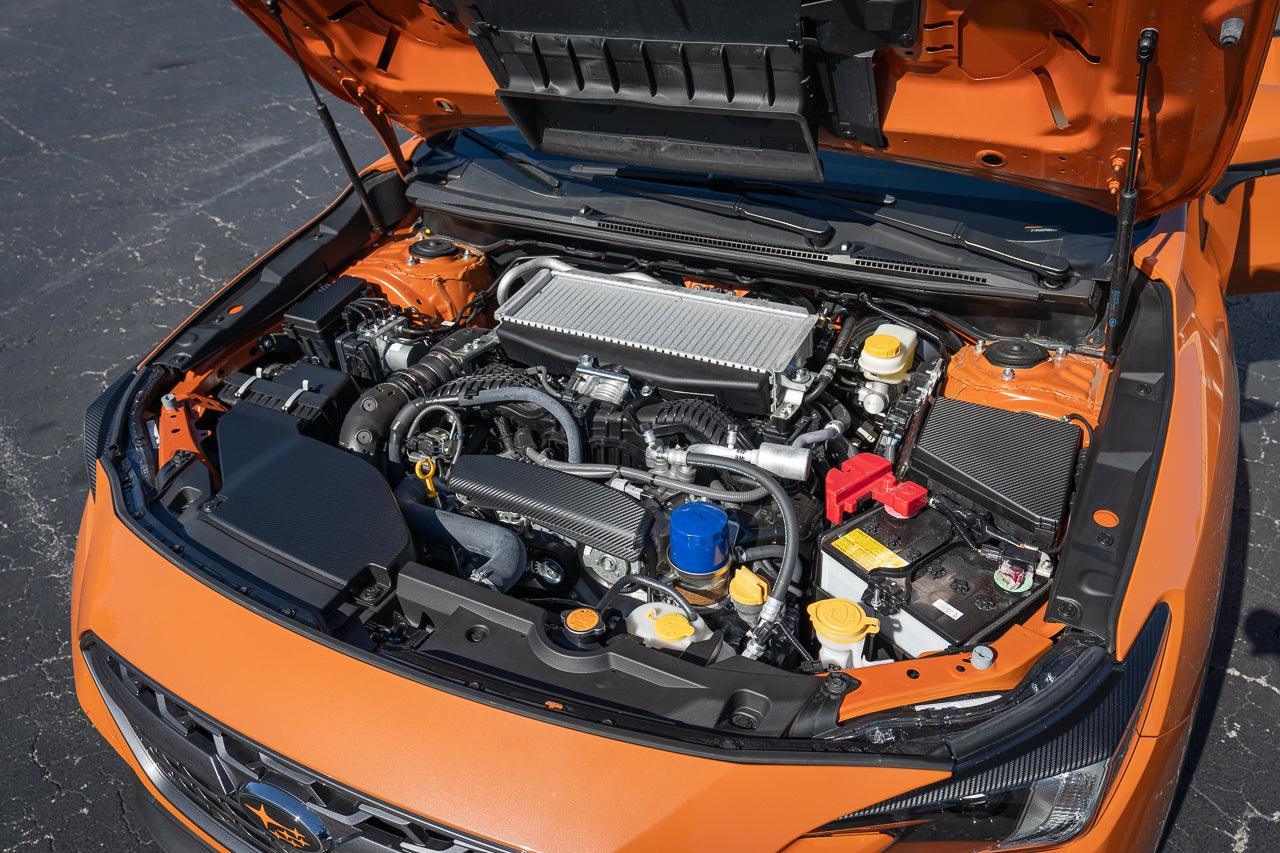 3D Carbon Engine Intake Duct Cover Overlay - 2022+ Subaru WRX-Subie Elites LLC