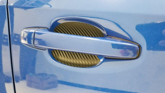3D Carbon Fiber Vinyl Door Cup Protectors - 2015-2020 Subaru WRX / STI-Subie Elites LLC