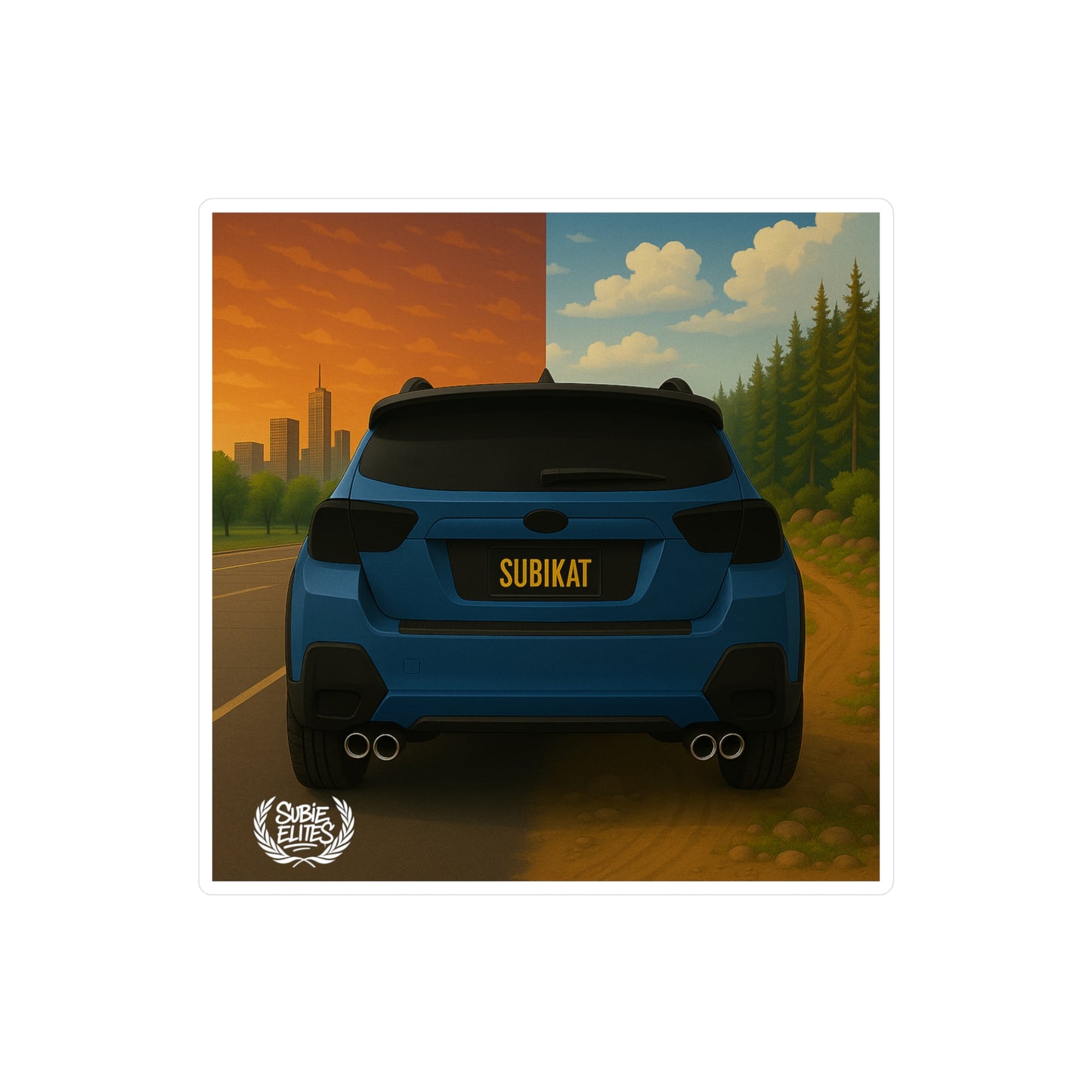 Subaru Sticker AMBASSADOR STICKER- SUBIETREKGRL