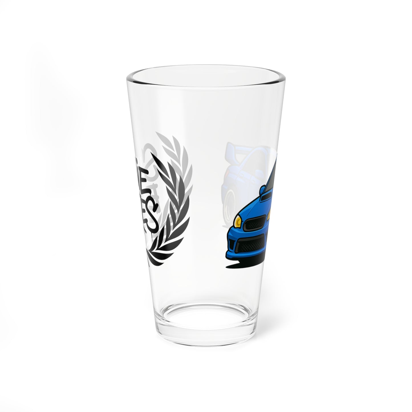 Subie Elites Wrx Sti Drinking Glass 16 oz