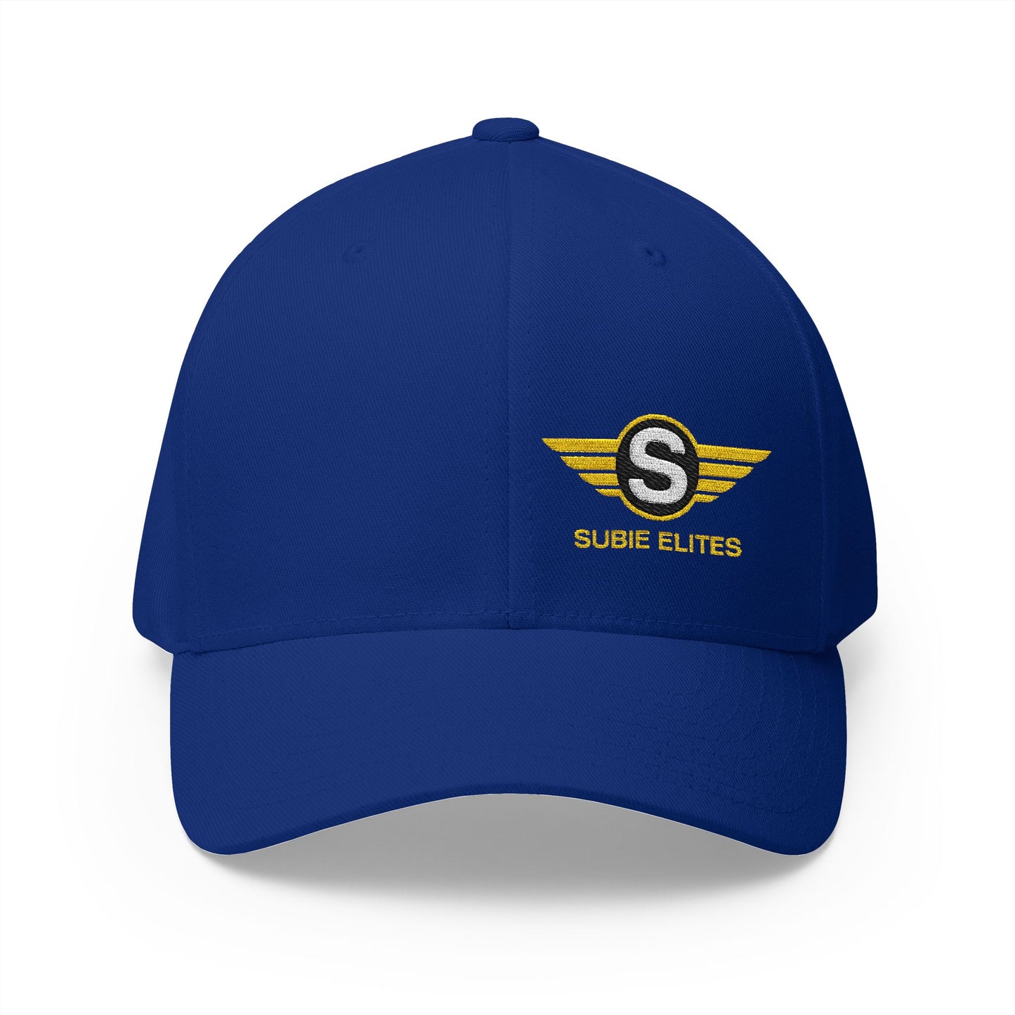 Subie Elites flex fit closed-back cap with embroidered logo for Subaru owners
