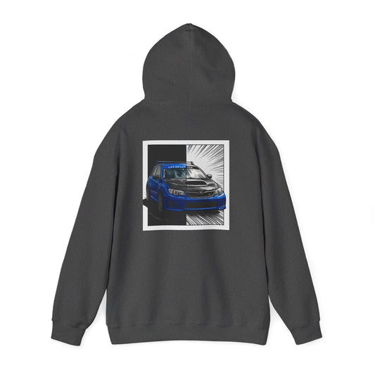 Subaru WRX STI Blue Racer Hoodie – JDM Performance Car Pullover