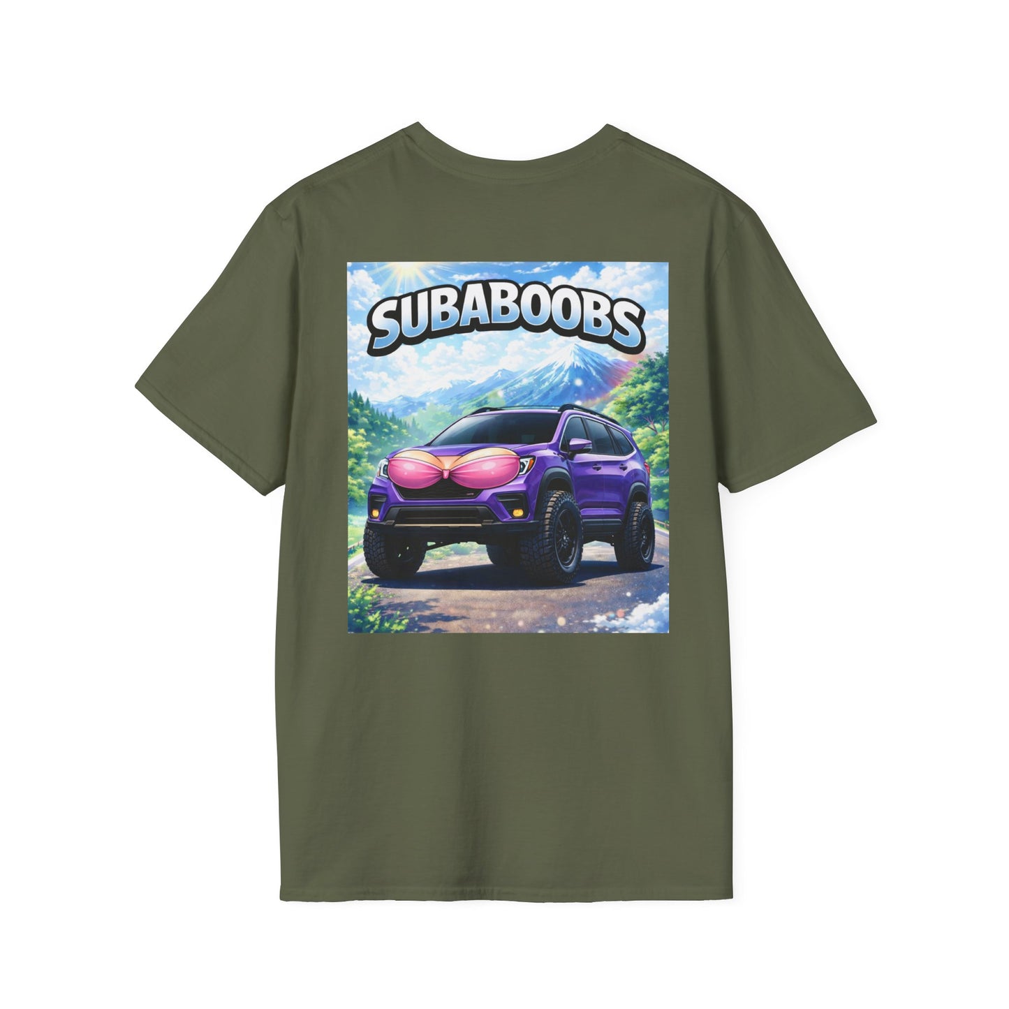 SubaBoobs Ascent Subaru Graphic T-Shirt – "Subie Elites" Back Print Car Tee