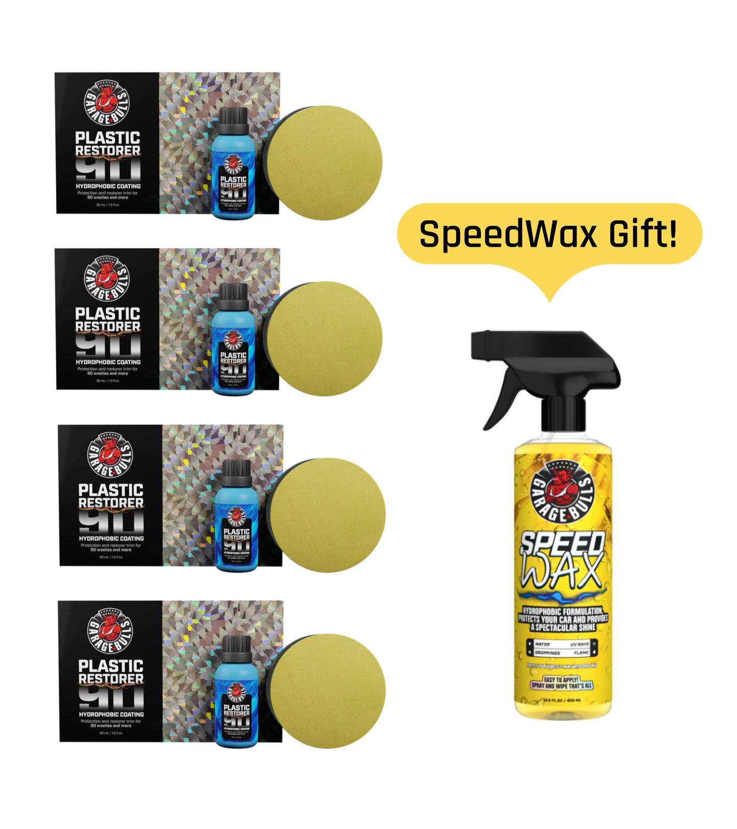 Plastic Restorer 4 Bottles