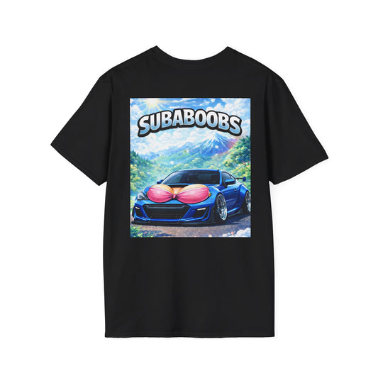 SubaBoobs BRZ Subaru Car T-Shirt — 'Subie Elites' Graphic Tee