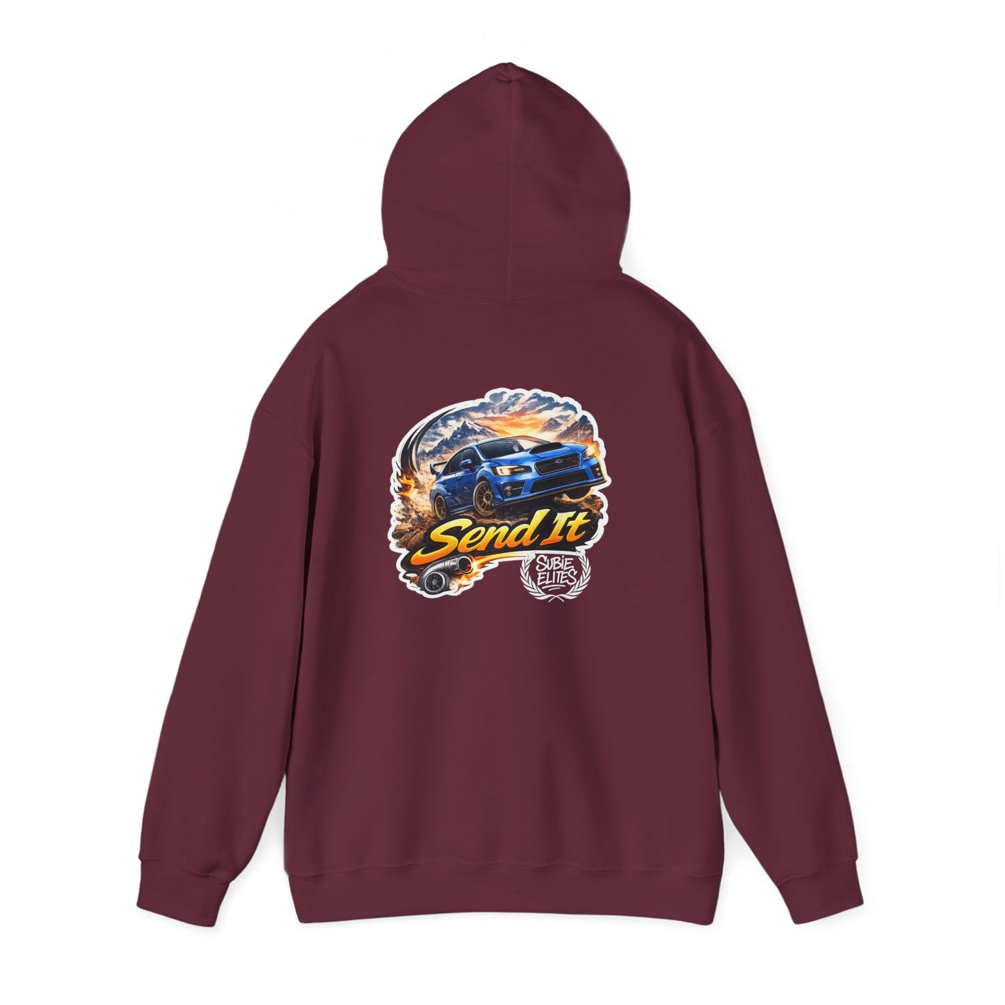 Subie Elites "Send It" Subaru WRX Hoodie — Car Graphic Pullover