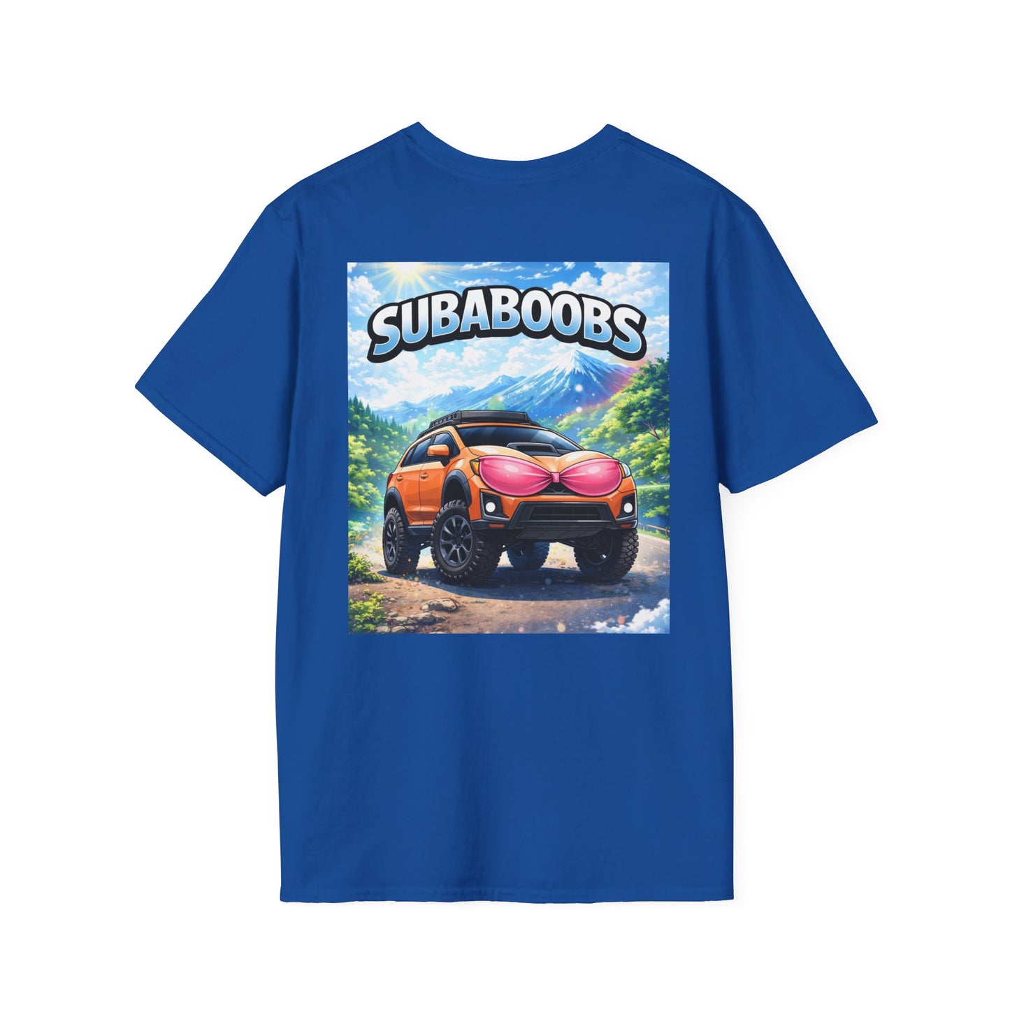 Subaboobs Crosstrek V2 Off-Road Hatchback T-Shirt — Funny Subaru Crew Tee