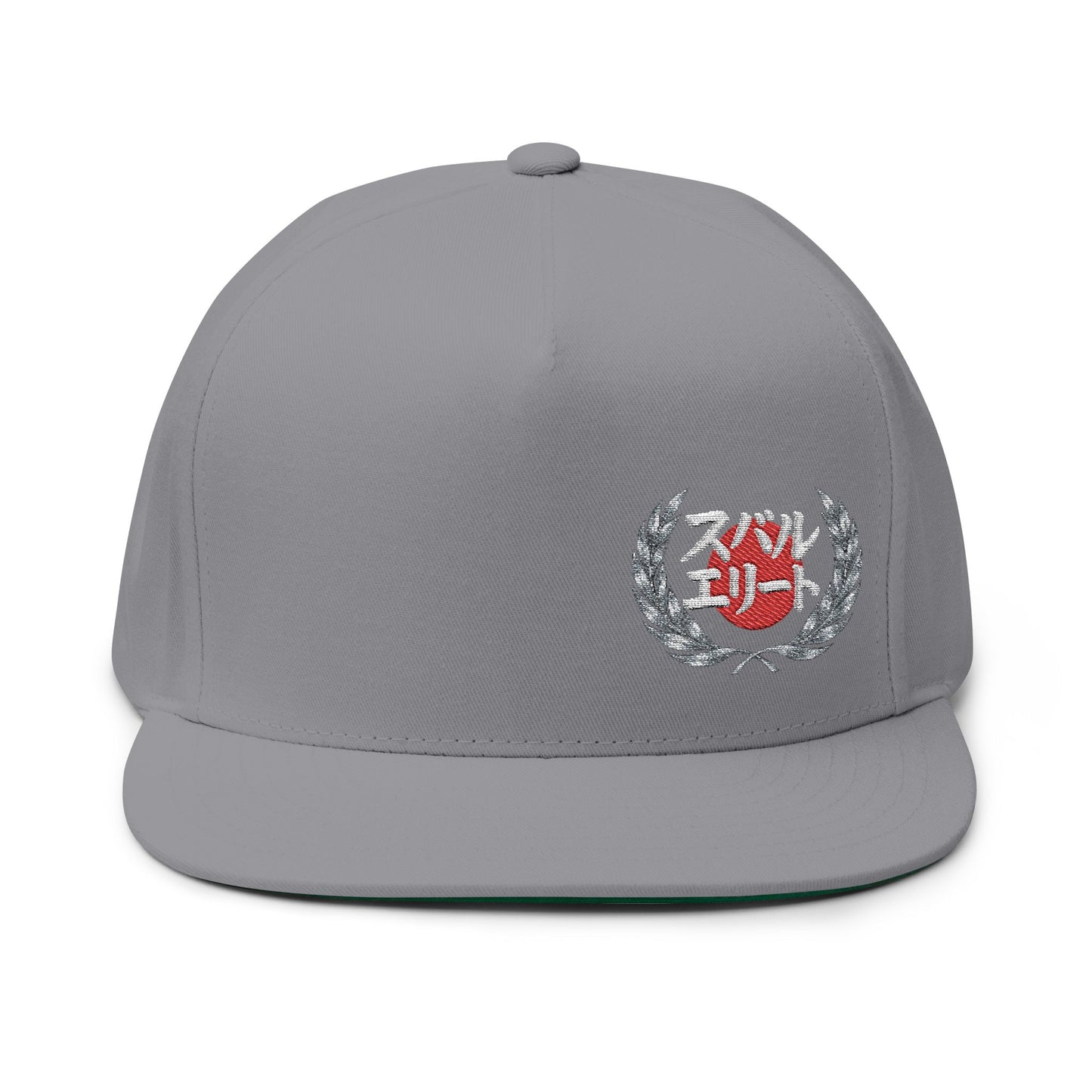 Subie Elites Japanese Heritage design snapback hat with embroidered details for Subaru enthusiasts

