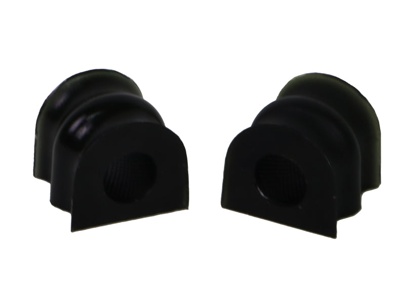 Subaru sway bar mounts designed for optimal lubrication and performance, featuring internal bore knurling technology.