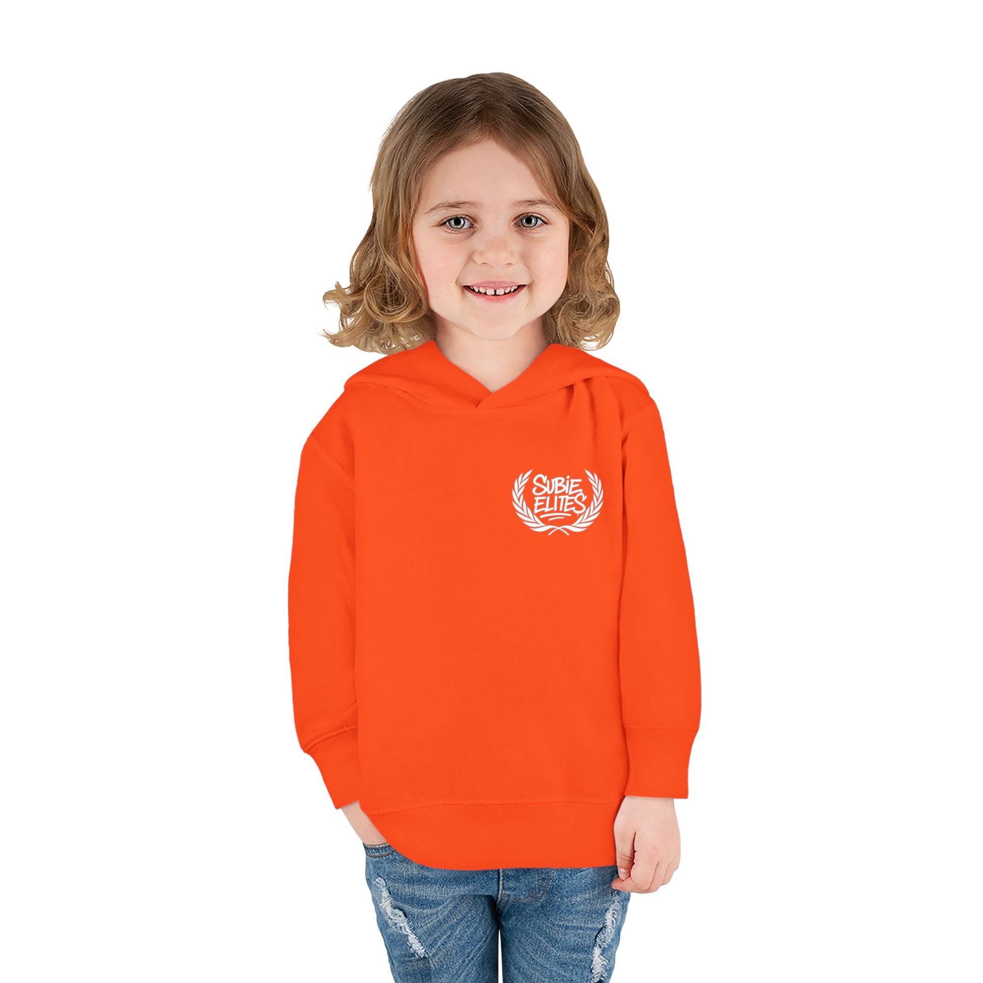 Kids' Fleece Hoodie - Retro Racing Design