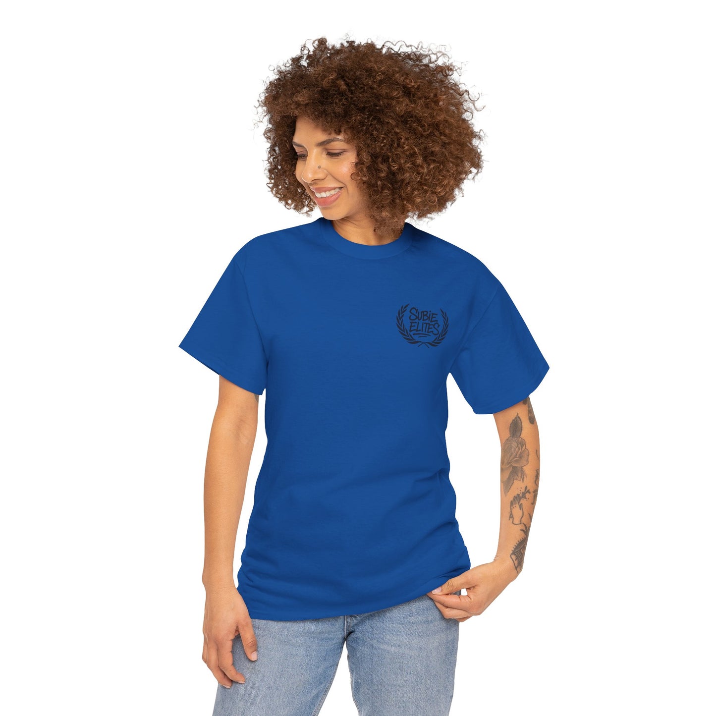 Subie Elites Unisex Heavy Cotton Tee | Casual Graphic Tee for Car Enthusiasts, Perfect Gift for Birthdays, Car Shows, and Everyday Wear