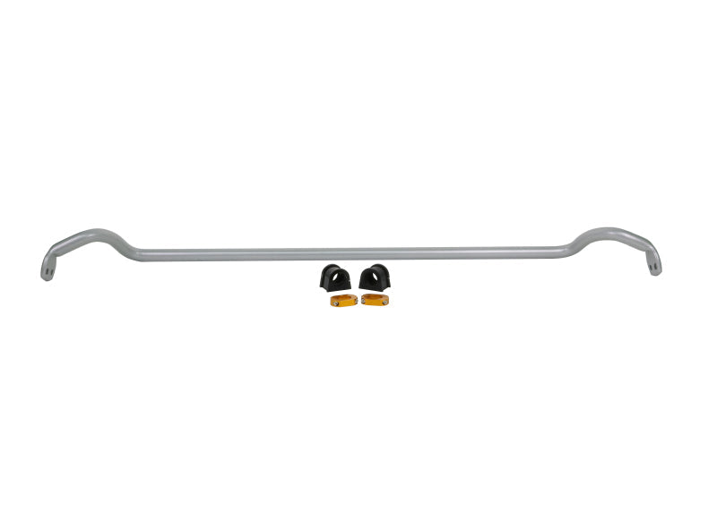 Subaru WRX adjustable sway bar with bushings designed for improved grip and handling.